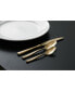 Lucca Faceted Brushed Gold 20pc Flatware Set