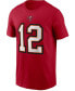 Фото #3 товара Men's Tom Brady Red Tampa Bay Buccaneers Name Number T-shirt