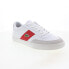 Фото #3 товара Lacoste Court-Master Pro 2221 Mens White Leather Lifestyle Sneakers Shoes