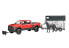 Пикап Bruder RAM 2500 c коневозкой и лошадью 02-501,1:16