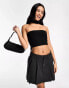 Фото #2 товара New Look slinky jersey bandeau with neck tie in black