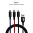 Фото #6 товара SUBBLIM 3 in 1 USB C/ Lightning/ Micro USB 1 m Cable