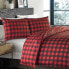 Фото #3 товара Mountain Plaid Duvet Cover And Sham Set (Full/Queen) Red - Eddie Bauer