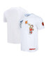 Фото #1 товара Men's White Garfield Nothin' but Net T-Shirt