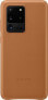 Фото #1 товара Чехол из натуральной кожи Samsung Etui Leather Cover для Galaxy S20 Ultra (EF-VG988LLEGEU)