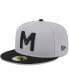 ფოტო #1 პროდუქტის Men's Gray Montgomery Biscuits 2024 Rickwood Classic 59FIFTY Fitted Hat