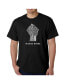 Фото #1 товара Men's No Justice, No Peace Word Art T-Shirt