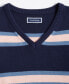 ფოტო #5 პროდუქტის Men's Mixed Stripe V-Neck Sweater, Created for Macy's