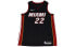 Фото #2 товара Майка баскетбольная Nike NBA Jersey Icon Edition SW Майами Хит 22 номер мужская черного цвета