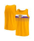 Men's Gold Los Angeles Lakers Wild Game Tank Top