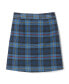 ფოტო #2 პროდუქტის Little Girls Adjustable Waist Plaid Two-Tab Scooter Plaid Skirt