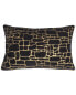 Edie Home Precious Metals Collection Printed Faux Fur Pillow 20" X 20" X 6"