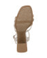 ფოტო #5 პროდუქტის Women's Belle Embellished Block Heel Dress Sandals