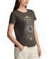 ფოტო #3 პროდუქტის Women's Cotton Follow Your Heart Celestial Graphic T-Shirt