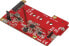 Фото #9 товара Renkforce M.2 SATA SSD expansion board for the Raspberry Pi - Expansion board - Raspberry Pi - Raspberry Pi - Red