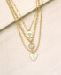 ფოტო #5 პროდუქტის 18k Gold-Plated 3-Pc. Set Cubic Zirconia Heart Pendant Necklaces