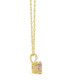 Фото #3 товара Macy's morganite (1-1/4 ct. t.w.) Pendant Necklace in 14K Yellow Gold