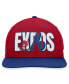 Фото #2 товара Men's Red Montreal Expos Cooperstown Collection Pro Snapback Hat