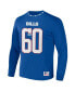 Фото #3 товара Men's NFL X Staple Royal Buffalo Bills Core Long Sleeve Jersey Style T-shirt