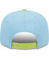 Фото #4 товара Men's Light Blue, Neon Green Los Angeles Chargers Two-Tone Color Pack 9FIFTY Snapback Hat
