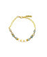 ფოტო #1 პროდუქტის Women's Nurelle Ain Bracelet with Amazonite and White Jade Beads