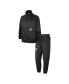 Фото #1 товара Men's Black Miami Heat 2023/24 City Edition Courtside Starting Five Full-Zip Jacket and Pants Set