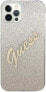 Фото #3 товара Guess Etui Guess GUHCP12LPCUGLSGO Apple iPhone 12 Pro Max złoty/gold hardcase Glitter Gradient Script