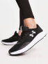 Фото #3 товара Under Armour Charged Pursuit 3 trainers in black and white