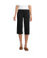 Фото #1 товара Petite Sport Knit High Rise Elastic Waist Pull On Capri Pants