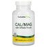 Фото #1 товара Витамины и минералы Кальций NaturesPlus Cal/Mag с цельными продуктами, 180 таблеток