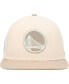 ფოტო #2 პროდუქტის Men's Cream, Tan Golden State Warriors Sierra Sure Shot Captain Snapback Hat