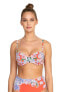 Фото #1 товара Johnny Was Drew Structured Top Swimwear - CSW7621-F Retail $118.00