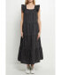 Фото #1 товара Women's Ruffle Detail Midi Dress