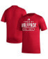 Фото #1 товара Men's Red NC State Wolfpack AEROREADY Pregame T-shirt
