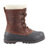 Фото #1 товара Baffin Canada 12" Snow Mens Black, Brown Casual Boots HTGE-M001-BBJ