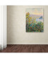 Фото #3 товара Monet 'Flower Beds At Vetheuil' Canvas Art - 19" x 14" x 2"