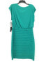 Фото #2 товара Коктейльное платье женское Adrianna Papell Blouson Shutter Pleat Jersey Green Jad размер 8