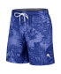 ფოტო #1 პროდუქტის Men's Blue Detroit Lions Santiago Palms Board Shorts