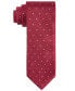Фото #1 товара Men's Crimson & Cream Dot Tie