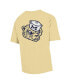 ფოტო #2 პროდუქტის Men's Maize Distressed Michigan Wolverines Vintage-Like Logo T-shirt