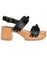 ფოტო #2 პროდუქტის Women's Tia Bow Detail Platform Sandals