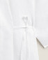 Washed linen dressing gown