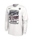 Фото #3 товара Men's White UConn Huskies 2023 NCAA Men's Basketball National Champions Expressive Long Sleeve T-shirt