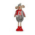 Декоративная фигура Мышь Рождество 71 cm Красный Серый Белый Кремовый