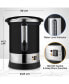 Commercial Coffee Urn - 50 Cup Stainless Steel Hot Water Dispenser