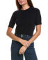 Фото #1 товара Minnie Rose Cropped Center Cable Cashmere-Blend Sweater Women's