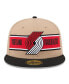 ფოტო #3 პროდუქტის Men's Tan/Black Portland Trail Blazers 2024 NBA Draft 59FIFTY Fitted Hat