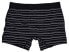 SAXX 285015 Men's Vibe Super Soft Boxer Briefs Underwear Black Stripe Small