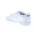 Фото #11 товара Reebok Club C 85 X U Mens White Leather Lace Up Lifestyle Sneakers Shoes