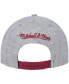 ფოტო #4 პროდუქტის Men's Heather Gray Cleveland Cavaliers Hardwood Classics 2.0 Snapback Hat